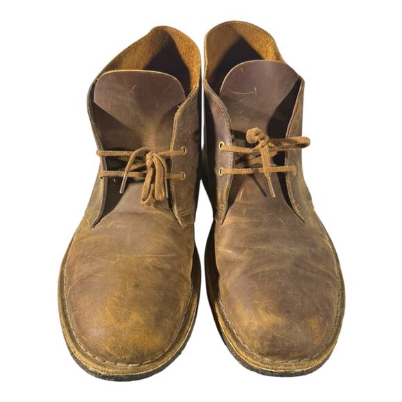 Clarks Men's Bushacre 2 Casual Chukka Boot Beeswax Brown Size 11 - Picture 5 of 11